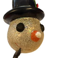 frosty the snowman hanging ornament