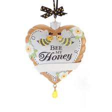 Kurt Adler Bee My Honey Glass Hanging Ornament