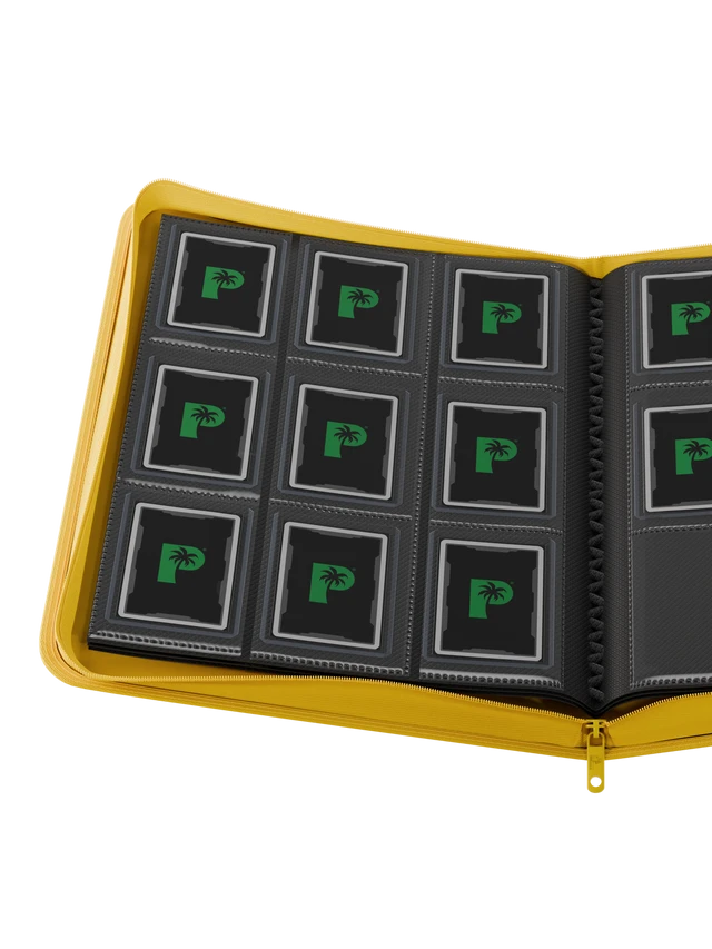 TOP-09-YEL_collectors-series-9-pocket-top-loader-zip-binder-yellow_spread__56959